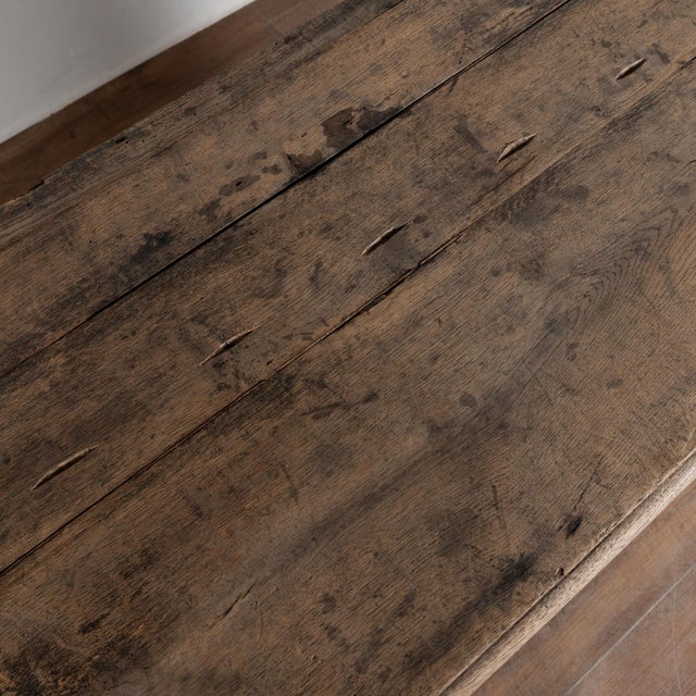 Early 19th Century 19th Century Bleached Oak Sideboard Buffet From France For Sale - Image 5 of 13