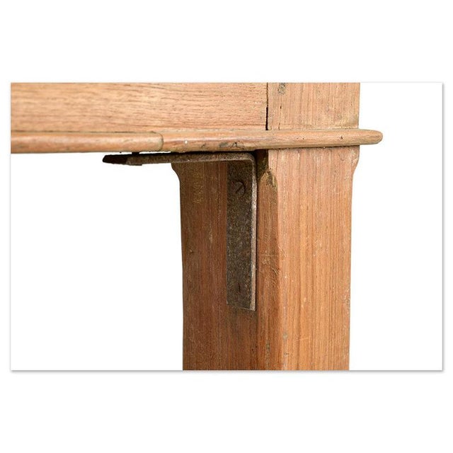Large Solid Wood Table For Sale - Image 6 of 7