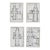Set of Four English Cathedral Architectural Plan Engravings For Sale