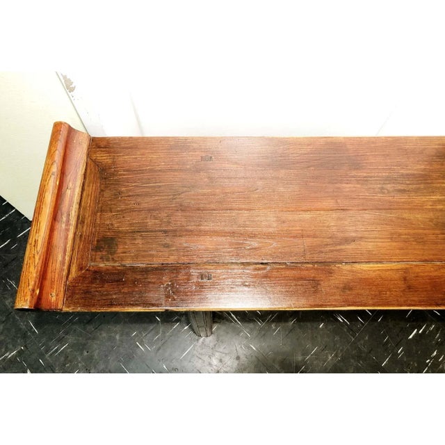 Brown Authentic Antique Altar Table, Circa late of 18th Century For Sale - Image 8 of 11
