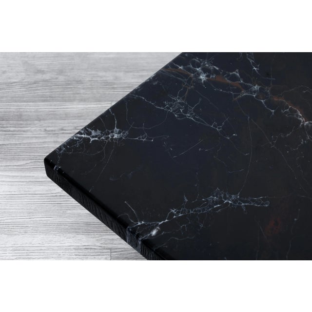 Italian Modernist Faux Marble Coffee Table by Willy Rizzo, 1970s For Sale In Los Angeles - Image 6 of 12