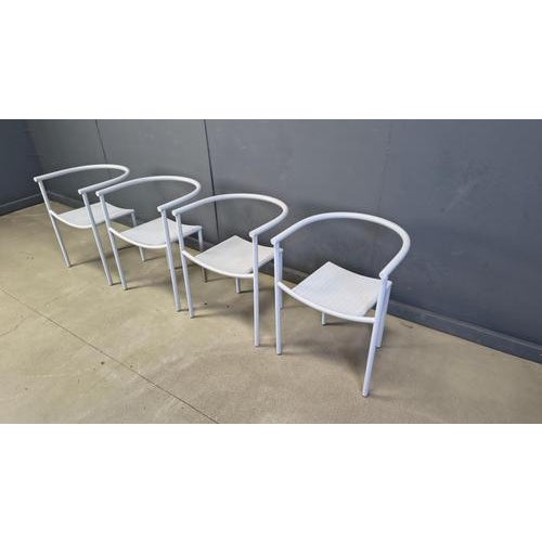 Vintage Von Vogelsang Chairs by Starck for Driade, 1980s, Set of 4 For Sale - Image 10 of 14