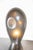 Sculptural table lamp realized of Murano Glass Silver Mirrored, by Vincenzo Nason. Italy 1970s. Very good condition. This...