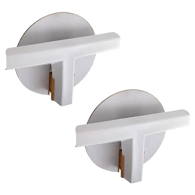 Italian OTI Sconces by Afra & Tobia Scarpa for Flos, 1983, Set of 2 For Sale