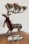 Figurative Vintage Polished Silver 10 Point Stag Deer Candelabra For Sale - Image 3 of 9