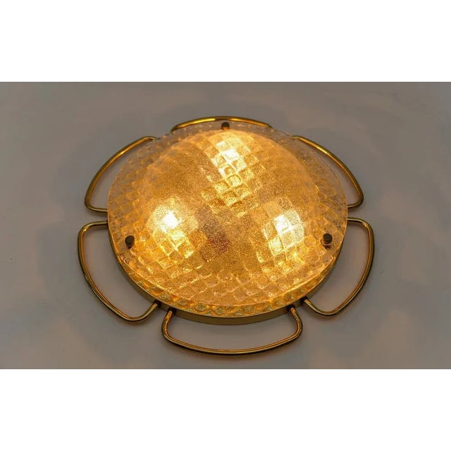 1960s Large Murano Glass Flush Mount, 1960s For Sale - Image 5 of 10