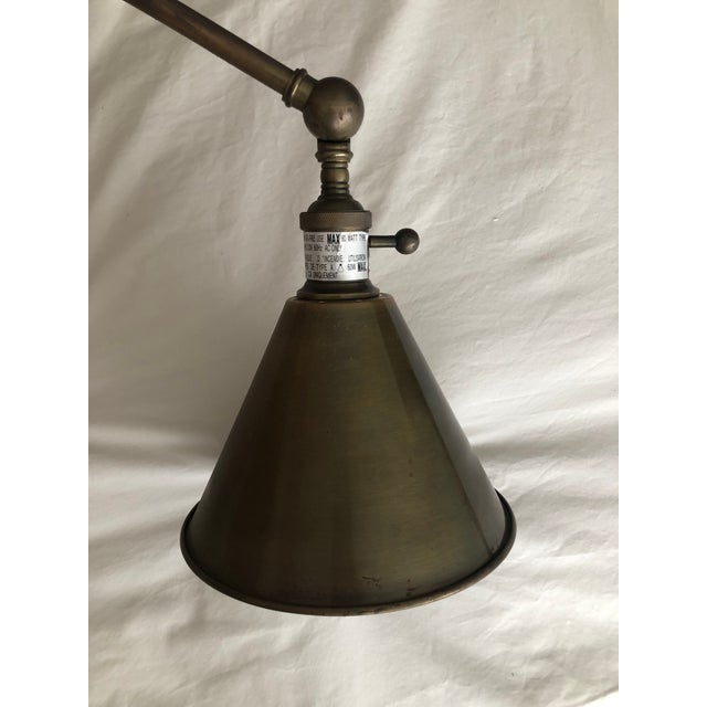 Antique Brass Double Arm Library Sconce Light Chairish