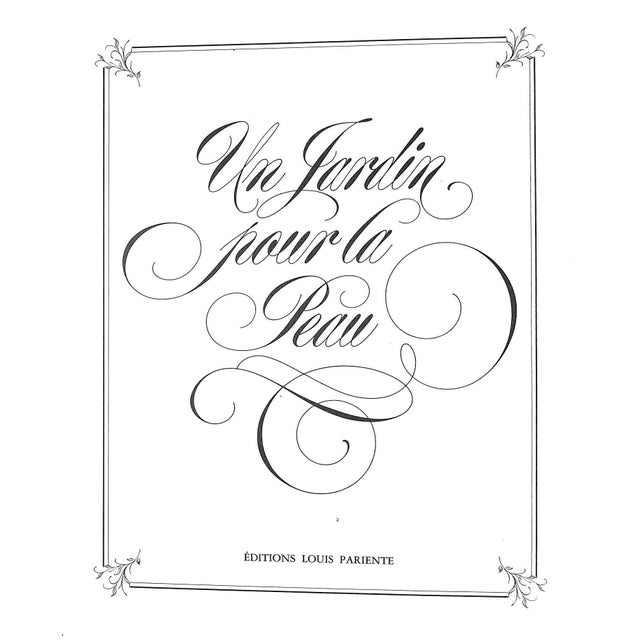 A Garden For The Skin DELAVEAU, Pierre/ CLAIR, Genevieve [63] pp. w/ 39 planches suitable for framing Editions Louis...