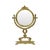 French Baroque Style Gilt Brass Table Mirror, 1950s For Sale - Image 17 of 17