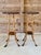 Late 19th Century Pair of Victorian Scorched Bamboo Plant Stands With Bamboo Root Feet For Sale - Image 5 of 12