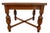 Brown Early 20th Century English Tudor Expansion Table Turned Baluster Legs Quarter Sawn Oak, X-Stretcher For Sale - Image 8 of 14