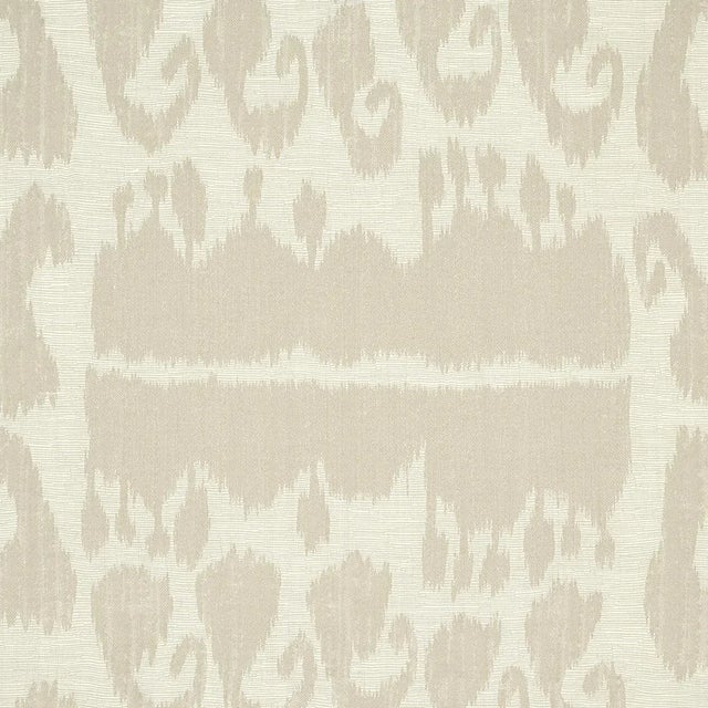 Boho Chic Sample - Schumacher Nallamala Fabric in Ivory For Sale - Image 3 of 5
