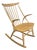 Vintage Rocking Chair by Illum Wikkelsø for Niels Eilersen, 1950s For Sale