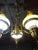 Large Vintage 3-Light Chandelier in Brass, Iron, and Glass, 1970s For Sale - Image 13 of 18