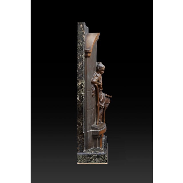 Louis-Ernest Barrias, The Reader, 1890s-1910s, Bronze For Sale - Image 6 of 14