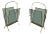 Pair of Bronze Faux Bamboo Magazine Racks by Maison Baguès For Sale