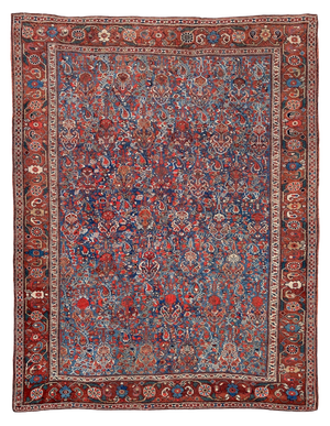 Afshar Wool Rug, 1890s