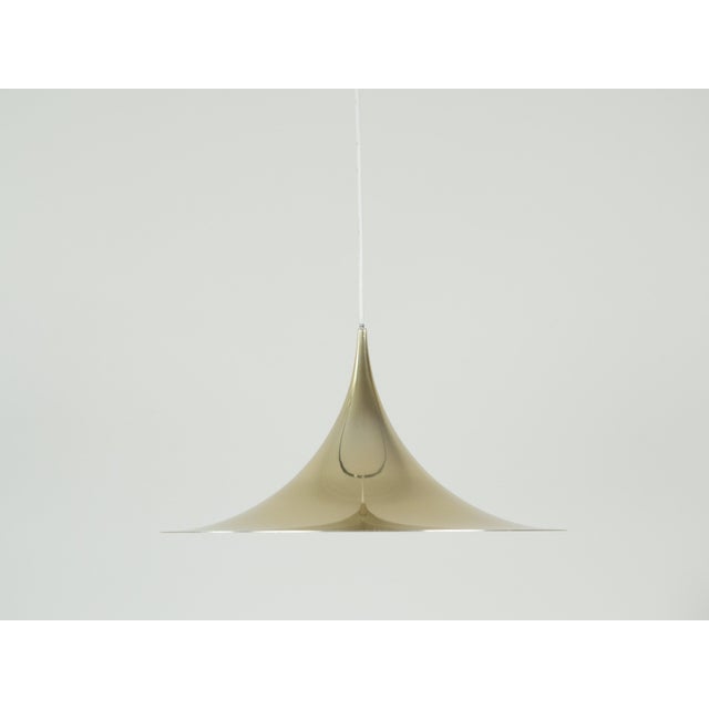 Vintage Semi Pendant Lamp by Bonderup and Thorup for Fog & Mørup, 1968 For Sale - Image 12 of 12