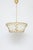 Swedish Modern Ceiling Lamp with Floral Elements, Sweden, 1940s For Sale - Image 9 of 16
