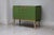 Green Glass Bar Cabinet with Brass Frame from Justfurnituress SRL For Sale - Image 11 of 15