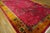 Textile Exciting Red Background Color With Asymmetric Floral Design Antique Chinese Art Deco Rug For Sale - Image 7 of 9
