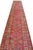 Rose Hand-Knotted Turkish Runner Rug. Extra Long Hallway Rug Stair Runner - 2′7″ × 16′ For Sale - Image 8 of 15
