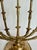 1960s Brass Rosebud Menorah With Adjustable Rotating Branches For Sale - Image 4 of 8