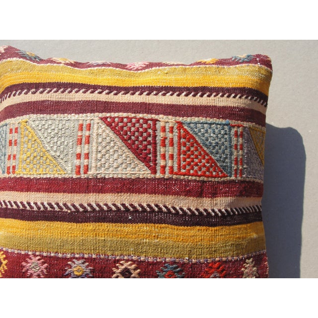 Kilim Rug Pillow Cover For Sale - Image 4 of 9