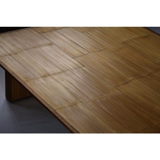 Vintage Japanese Bamboo Low Table, 1950s For Sale - Image 4 of 9