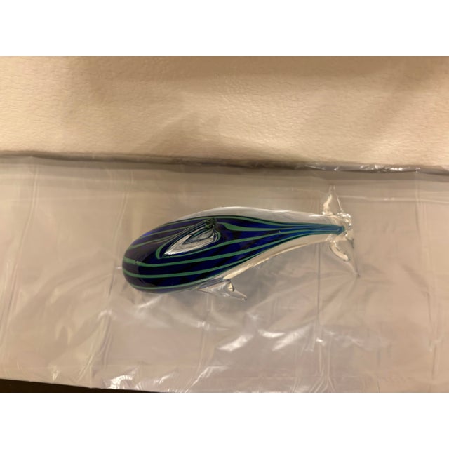 Glass Murano Vintage Millafiori Dolphins, a Set For Sale - Image 7 of 8