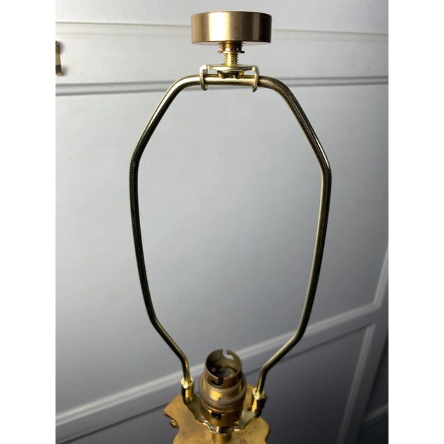 Wood 1995 David Linley Neoclassical Corinthian Column Table Lamp For Sale - Image 7 of 13