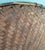 Large Vintage Wicker Basket Tray With Hand Painted Birds of Paradise For Sale - Image 11 of 11