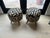 African Kuba Cloth Ottoman - Pair For Sale - Image 4 of 5