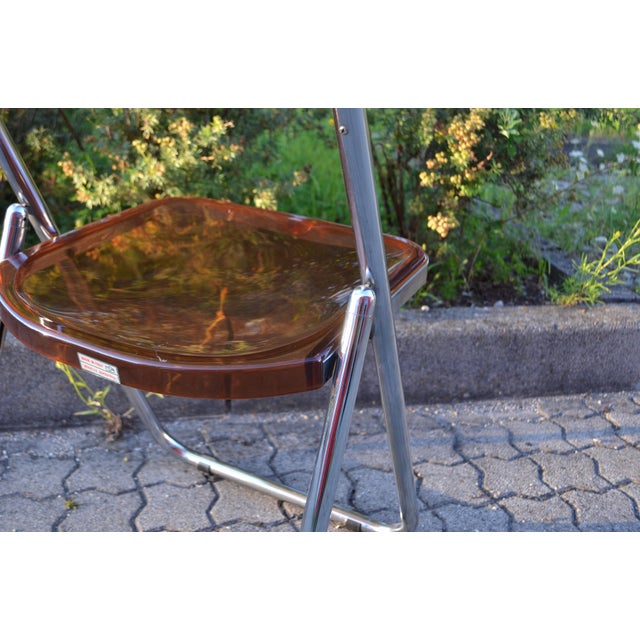 Mid-Century Modello Depositato Folding Chairs, Italy, 1970s, Set of 2 For Sale - Image 15 of 18