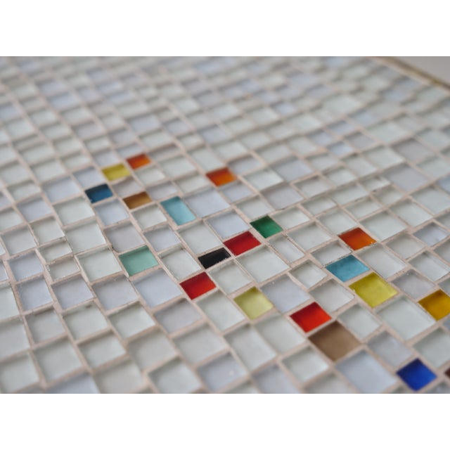 Mid-Century Freeform Kidney-Shaped Mosaic Table with Hairpin Legs by Berthold Müller Oerlinghausen, 1950s For Sale - Image 12 of 18