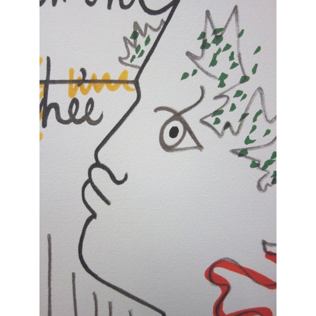 Modern Jean Cocteau, The Testament of Orpheus, Lithograph For Sale - Image 3 of 4
