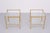 Brass Side Tables attributed to Maison Baguès, France, 1970s, Set of 2 For Sale - Image 6 of 8