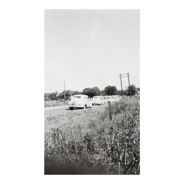 1947 Road Trip to Humansville Missouri Snapshot Photograph For Sale