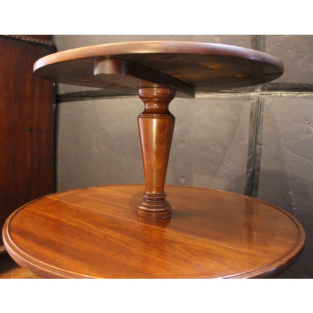 Circa 1790-1810 English Georgian Drop-Side Dumbwaiter Table or Etagere For Sale - Image 4 of 8
