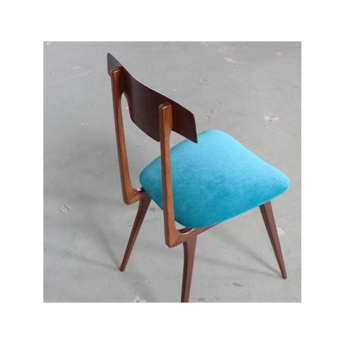 Velvet chair Date 1950-59 Origin Italy Brand attribution Attributed to the designer/manufacturer thanks to archive...