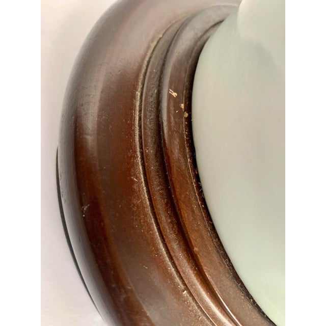 White Mid-Century Vintage Chinoiserie Reticulated Porcelain Blanc De Chine Table Lamp For Sale - Image 8 of 13