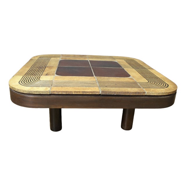 Mambo Model Coffee Table by Roger Capron, 1974 For Sale