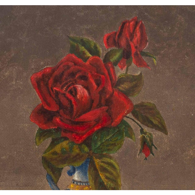 American George Cope Still Life Oil on Canvas, 1906 For Sale - Image 3 of 8