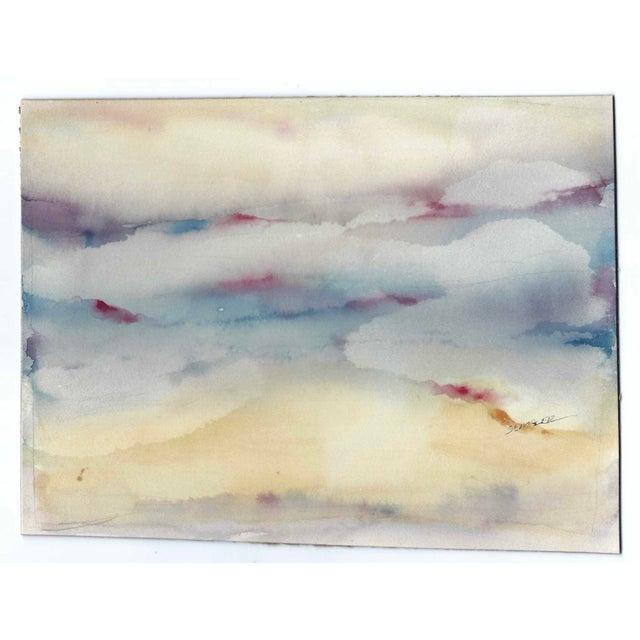 Abstract Arthur Sembler Abstract Sky Painting For Sale - Image 3 of 3
