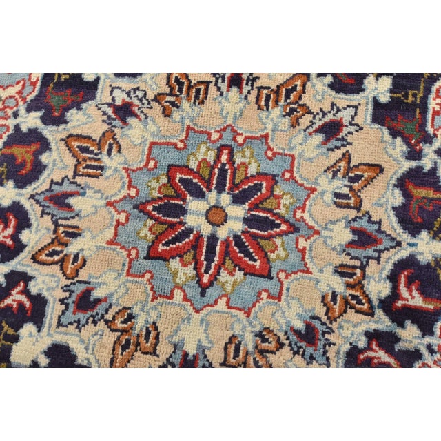 Najafabad Rug 8’2” X 12′ Red Wool Traditional Vintage Hand-Knotted Carpet For Sale - Image 9 of 15