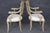 Set of 4 19th C. Italian Directoire Style Painted Dolphin Arm Dining Chairs For Sale - Image 4 of 15