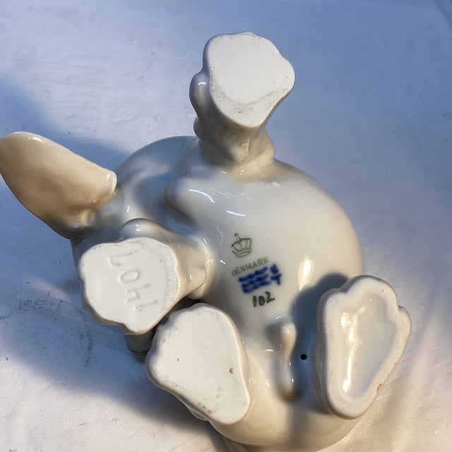 Mid 20th Century Royal Copenhagen Porcelain Figurine, Dachshund Puppy For Sale - Image 9 of 11