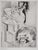 Mily possoz (1888-1968) the cat on the stool, 1930 original etching signed in pencil numbered out of 40 copies (photo of...