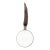 Antique English Sterling & Natural Stag Horn Hand Magnifying Glass For Sale