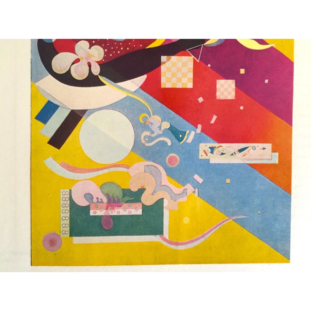 1950s Wassily Kandinsky Vintage 1958 Abstract Modernist Lithograph Print " Composition IX " 1938 For Sale - Image 5 of 10